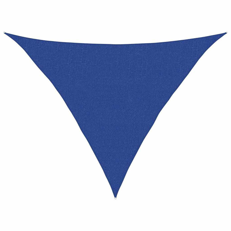 Pânză parasolar, albastru, 2,5x2,5x3,5 m, HDPE, 160 g/m²
