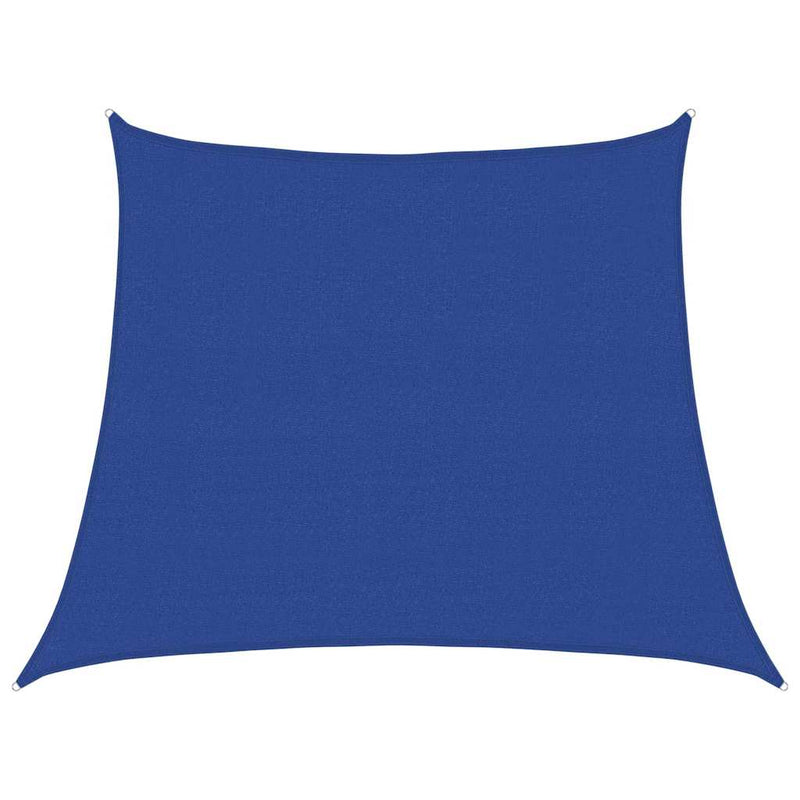 Pânză parasolar, albastru, trapez, 3/4x3 m, HDPE, 160 g/m²