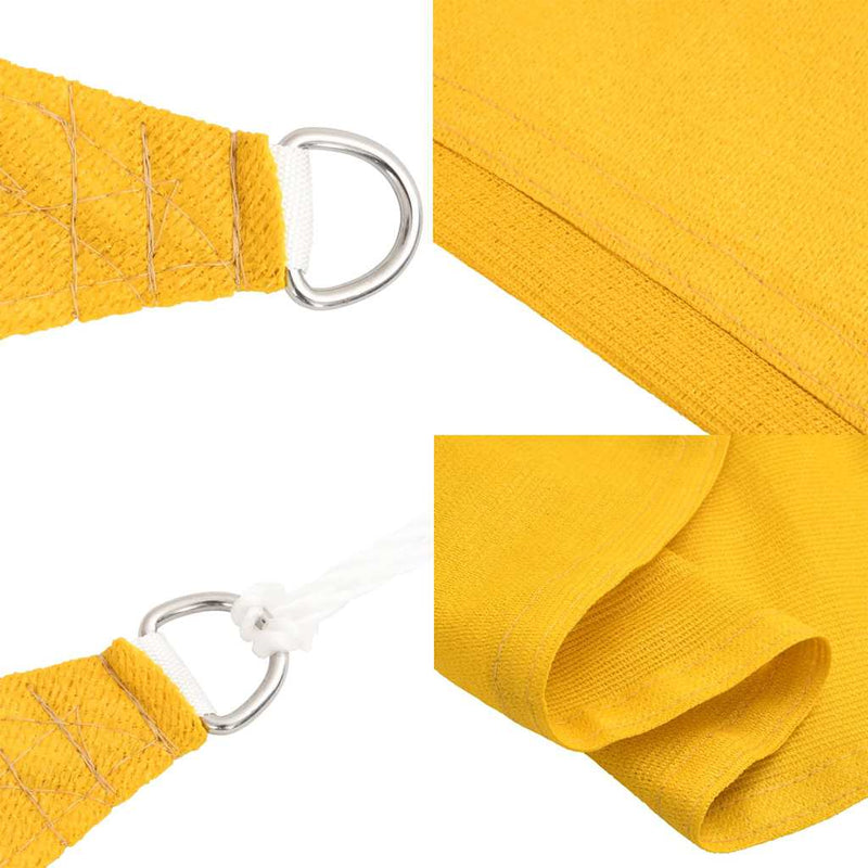 Pânză parasolar, galben, 2x5 m, HDPE, 160 g/m²