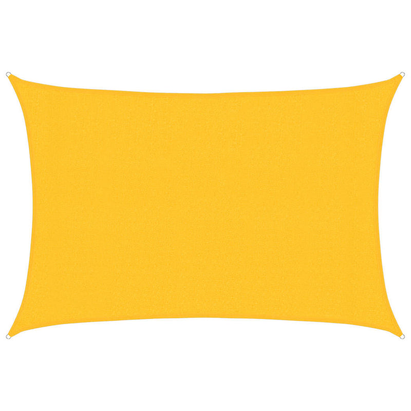 Pânză parasolar, galben, 3x4 m HDPE, 160 g/m²
