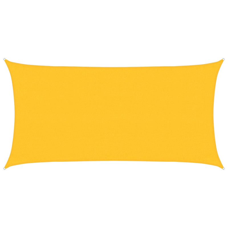 Pânză parasolar, galben, 3x6 m, HDPE, 160 g/m²