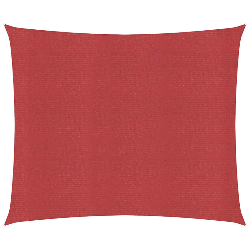 Pânză parasolar, roșu, 4x4 m, HDPE, 160 g/m²