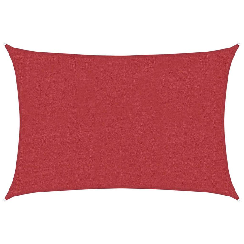 Pânză parasolar, roșu, 2x2,5 m, HDPE, 160 g/m²