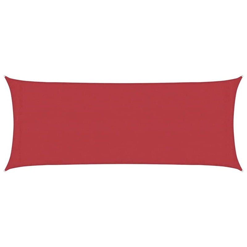 Pânză parasolar, roșu, 2x5 m, HDPE, 160 g/m²