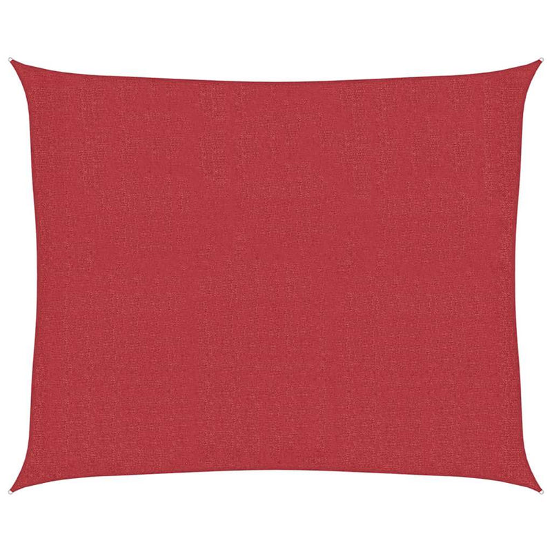 Pânză parasolar, roșu, 2,5x3 m, HDPE, 160 g/m²
