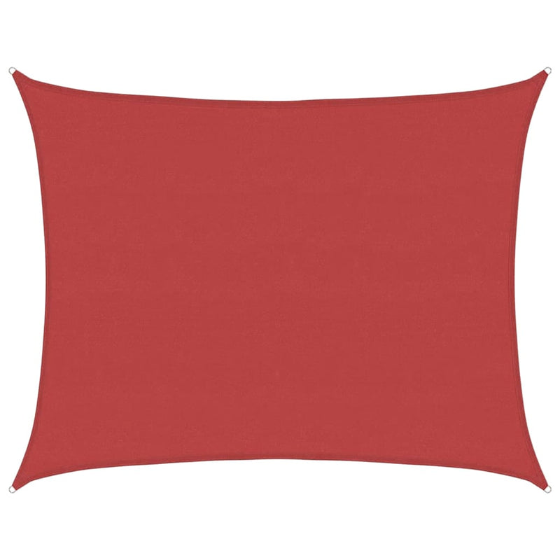 Pânză parasolar, roșu, 6 x 7 m, HDPE, 160 g/m²