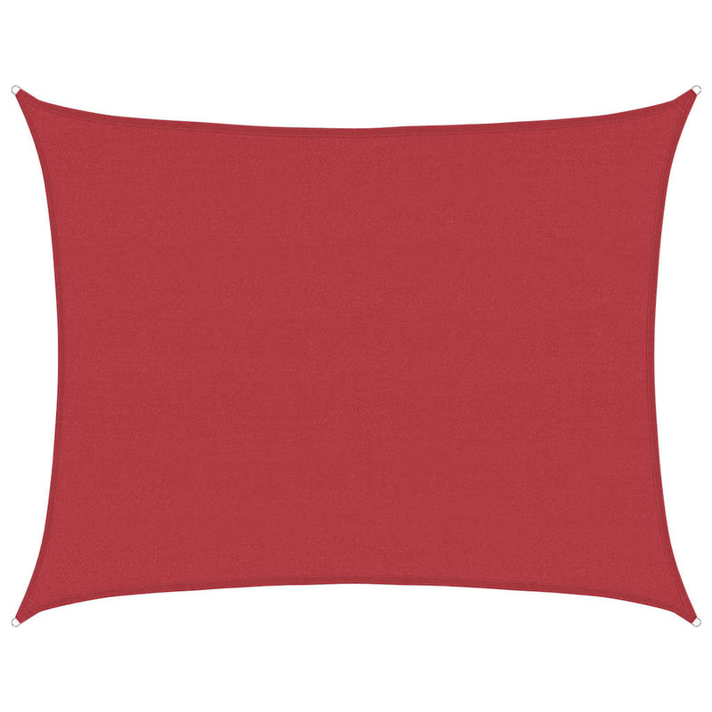 Pânză parasolar, roșu, 6x8 m, HDPE, 160 g/m²