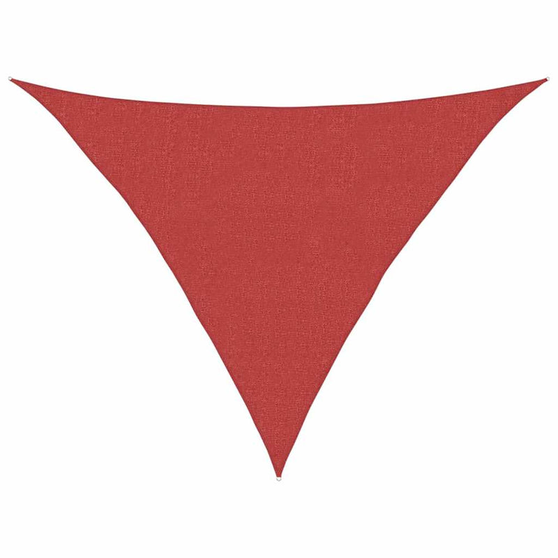 Pânză parasolar, roșu, 3x3x4,2 m, HDPE, 160 g/m²