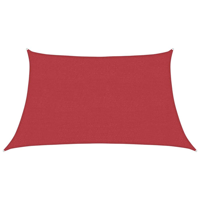 Pânză parasolar, roșu, 3/4x2 m, HDPE, 160 g/m²