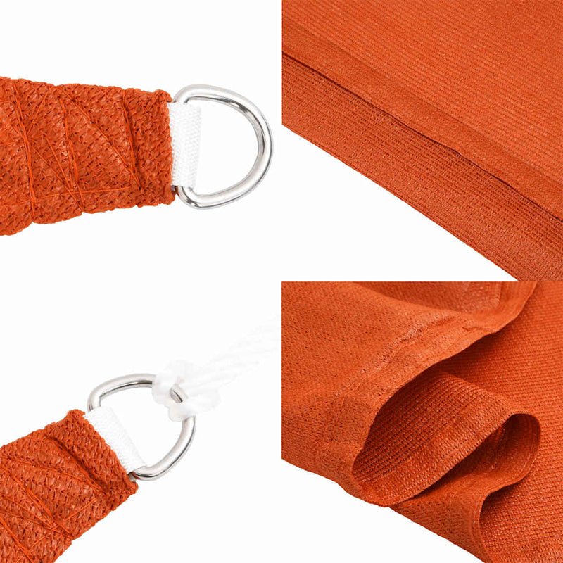 Pânză parasolar, portocaliu, 2x4,5 m, HDPE, 160 g/m²