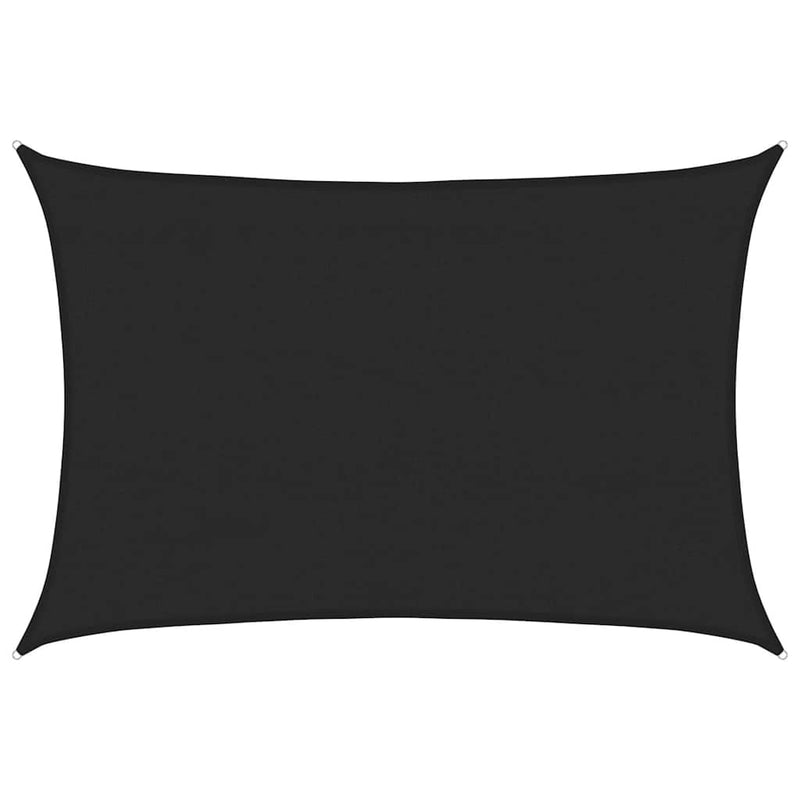 Pânză parasolar, negru, 4x5 m, HDPE, 160 g/m²
