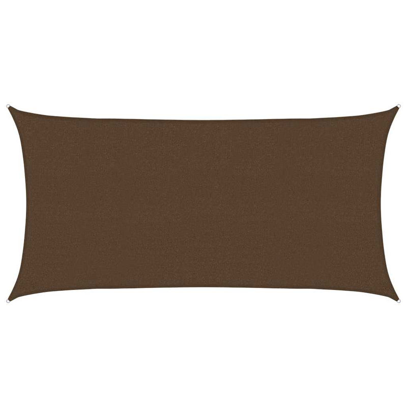 Pânză parasolar, maro, 2x4 m, HDPE, 160 g/m²