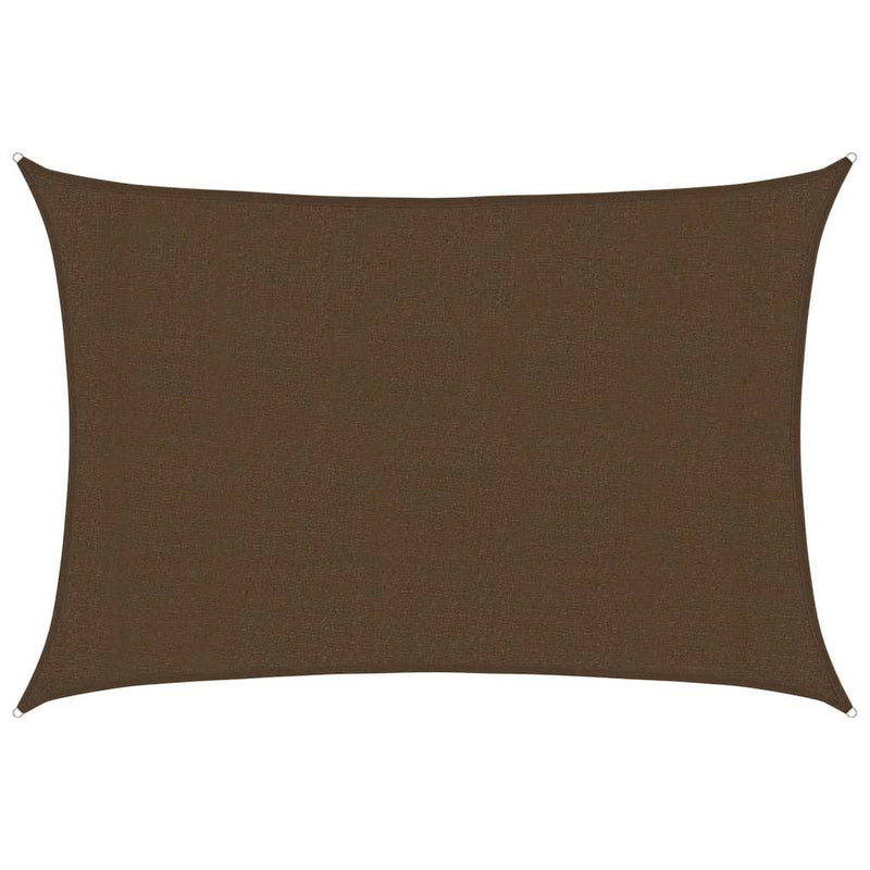 Pânză parasolar, maro, 3x4 m HDPE, 160 g/m²