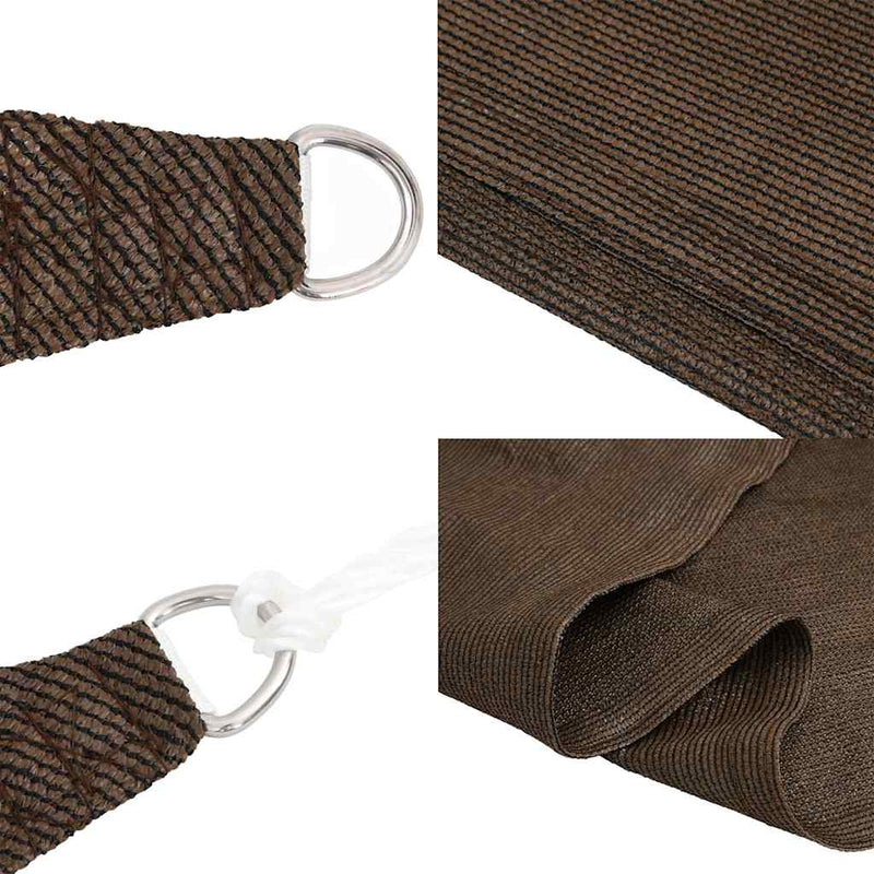 Pânză parasolar, maro, 4x6 m, 160 g / m², HDPE