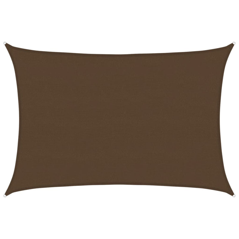 Pânză parasolar, maro, 5x6 m, HDPE, 160 g/m²