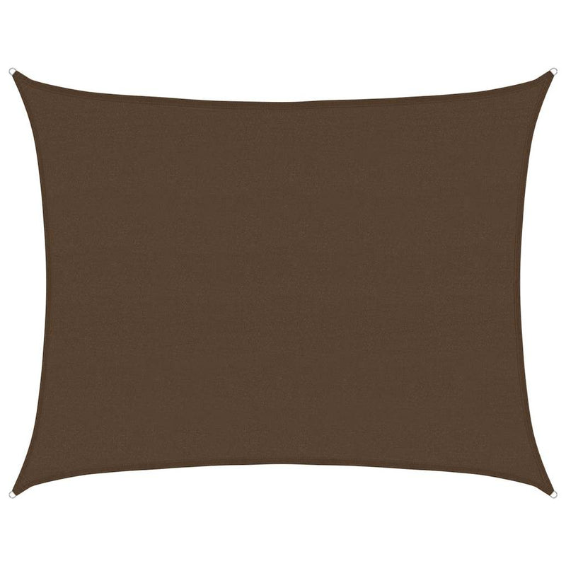 Pânză parasolar, maro, 6x8 m, HDPE, 160 g/m²