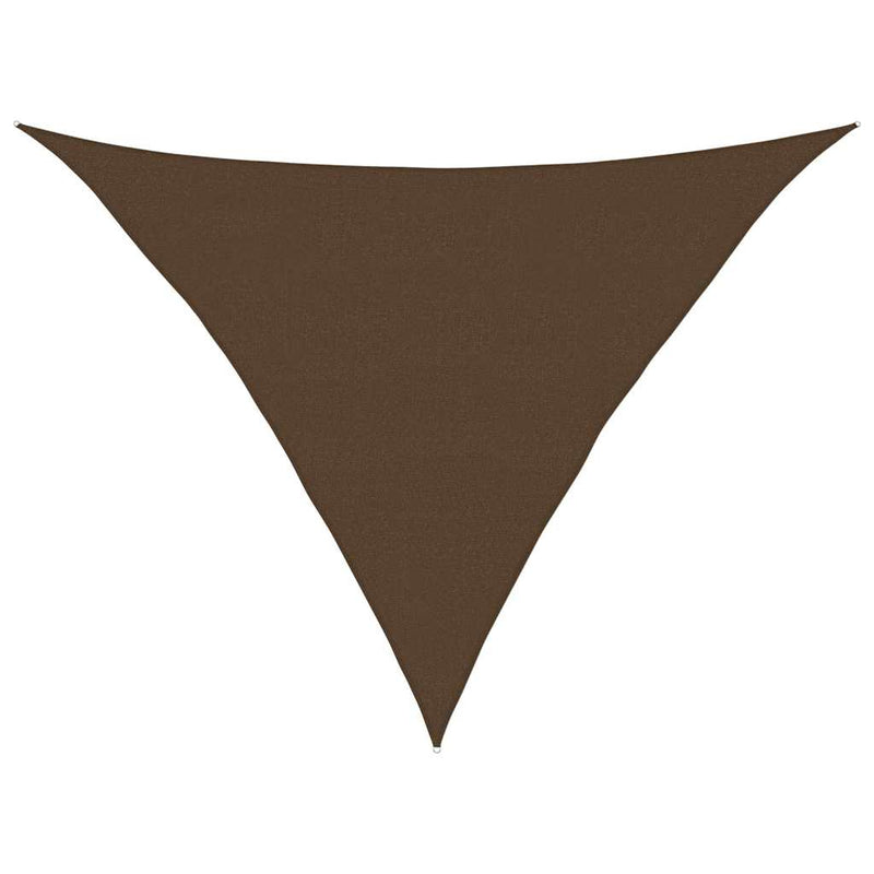 Pânză parasolar, maro, 5x5x6 m, HDPE, 160 g/m²