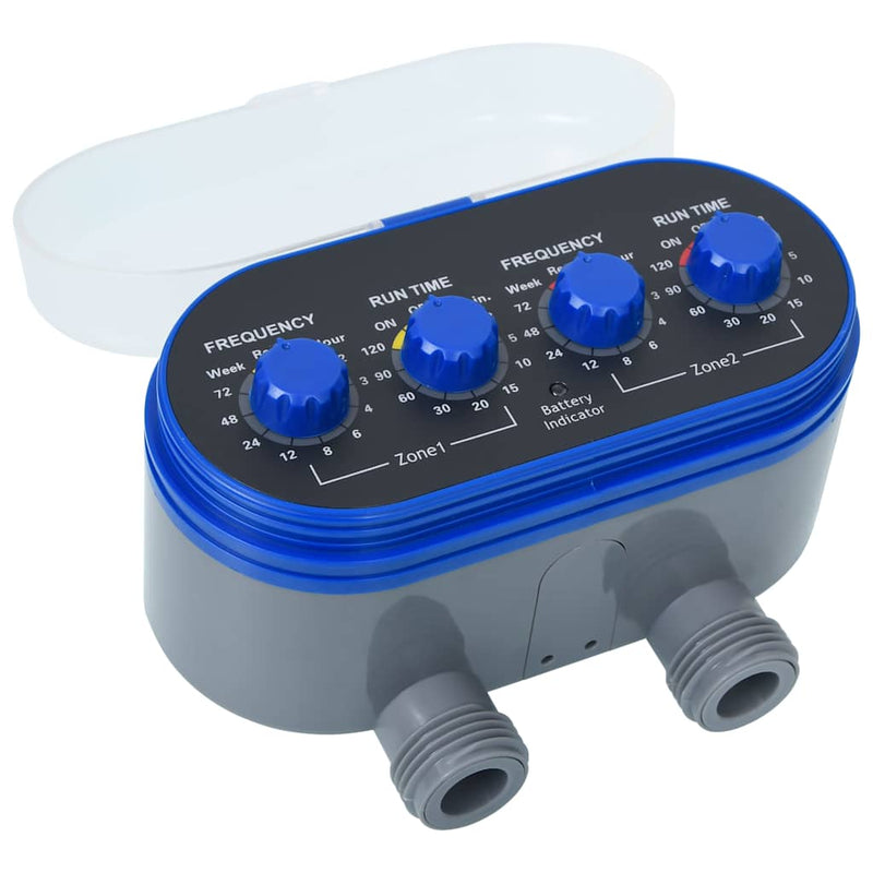 Programator de irigații cu racord dublu, valve cu bilă