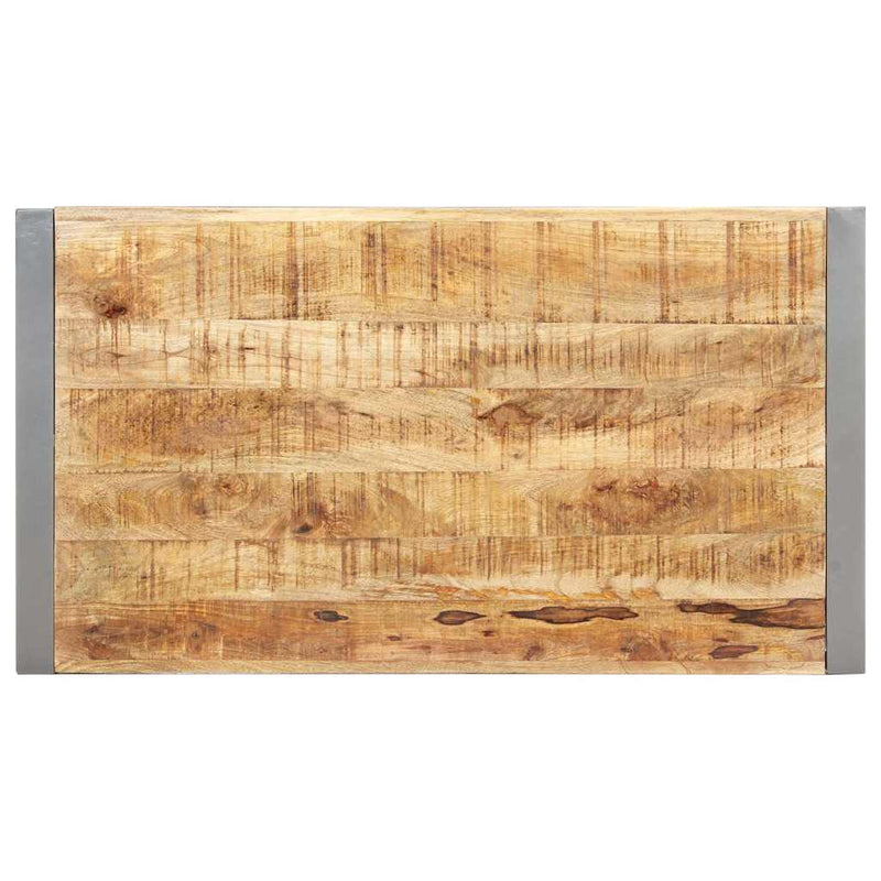 Măsuță de cafea, 110x60x40 cm, lemn de mango nefinisat