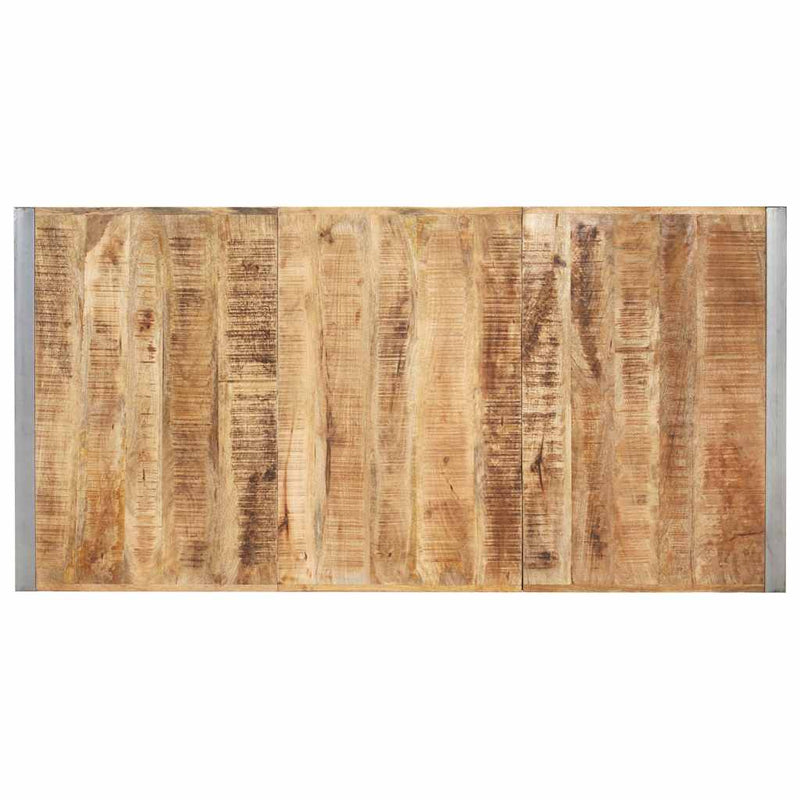 Masă de bucătărie, 180x90x75 cm, lemn masiv de mango nefinisat