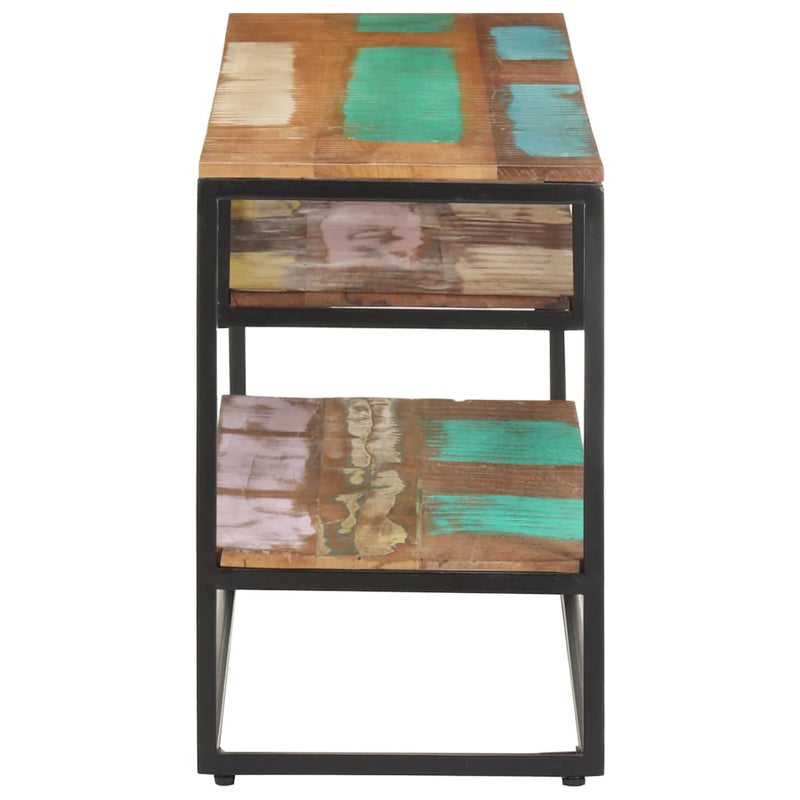 Comodă TV, 130 x 30 x 45 cm, lemn masiv reciclat