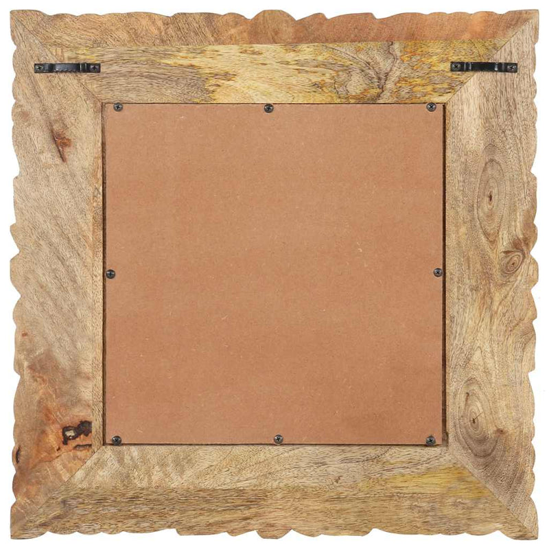 Oglindă 50x50 cm, lemn masiv de mango