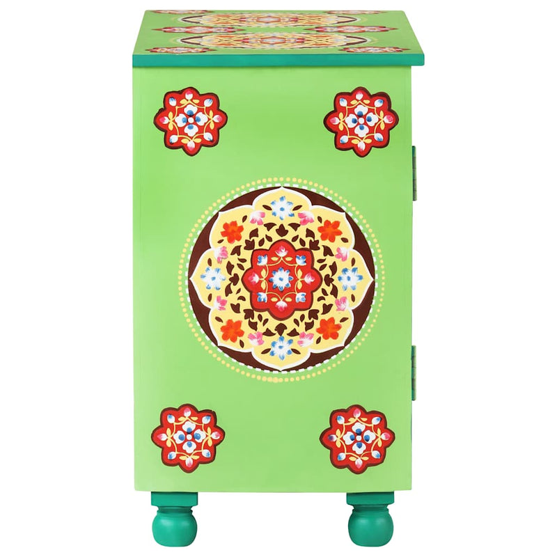 Dulap vopsit manual, multicolor, 70x35x60 cm, lemn mango