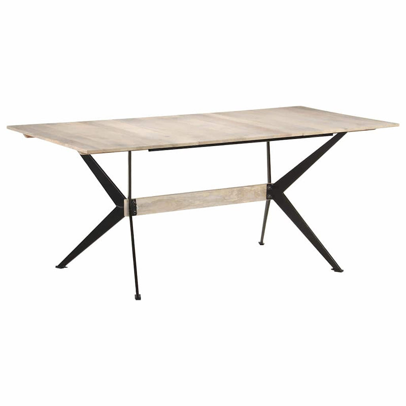 Masă de bucătărie, 180x90x76 cm, lemn masiv de mango