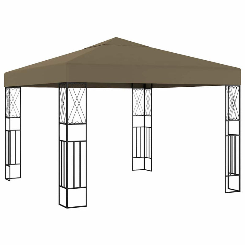 Pavilion, gri taupe, 3 x 3 m, material textil