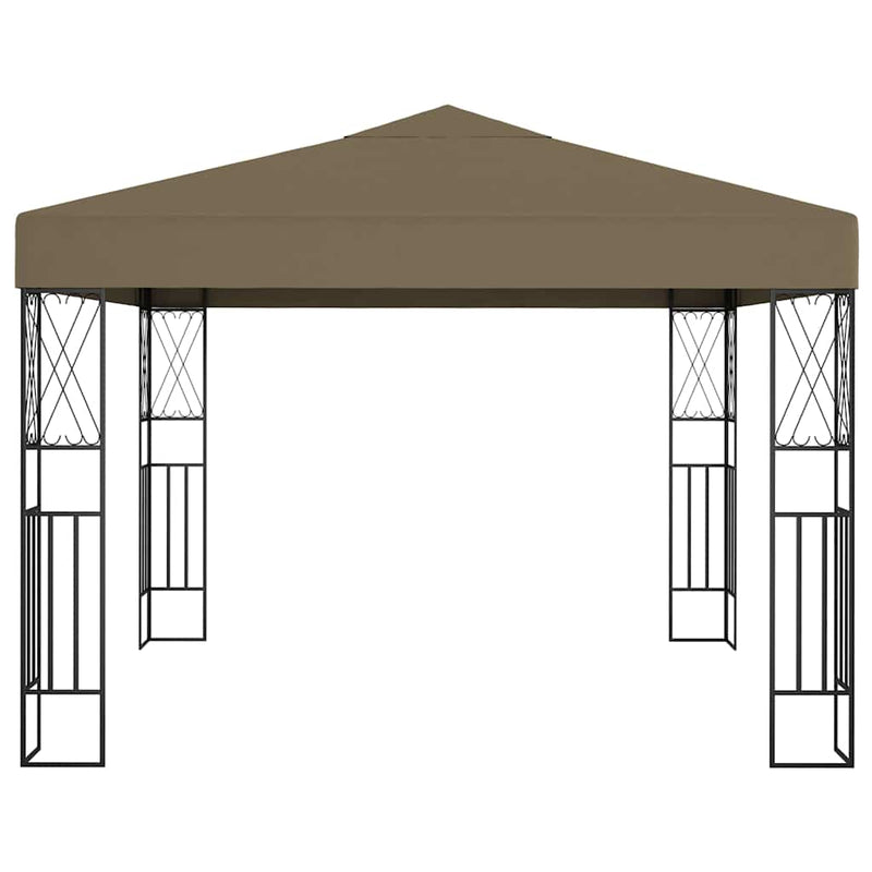 Pavilion, gri taupe, 3 x 3 m, material textil