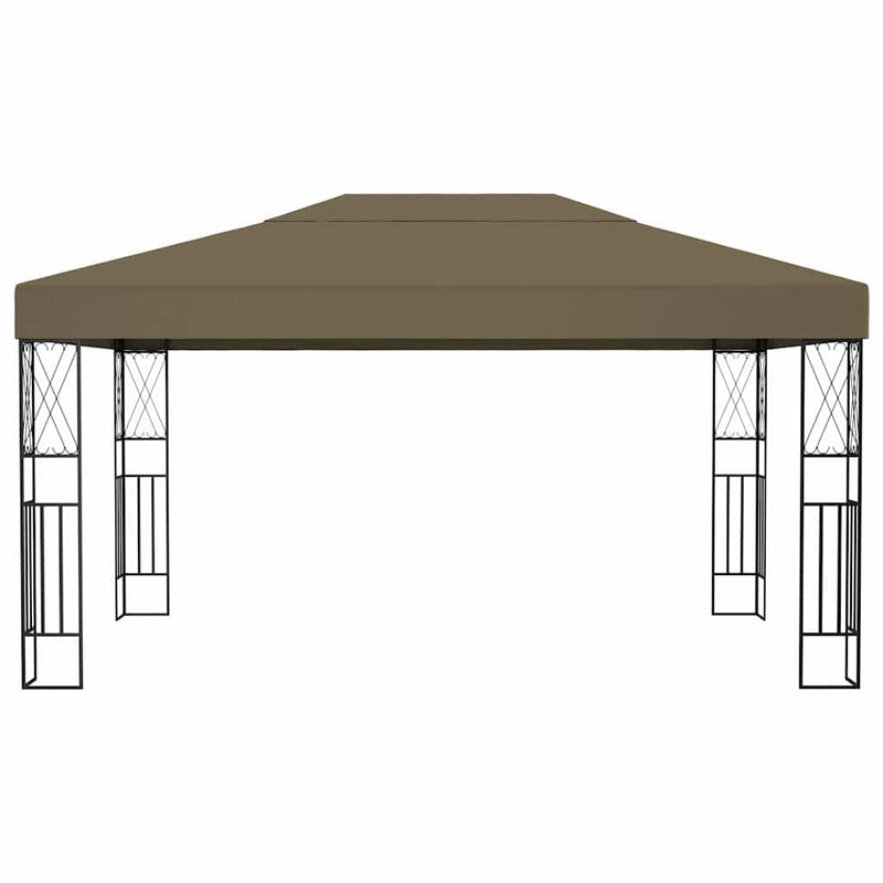 Pavilion, gri taupe, 3 x 4 m, material textil
