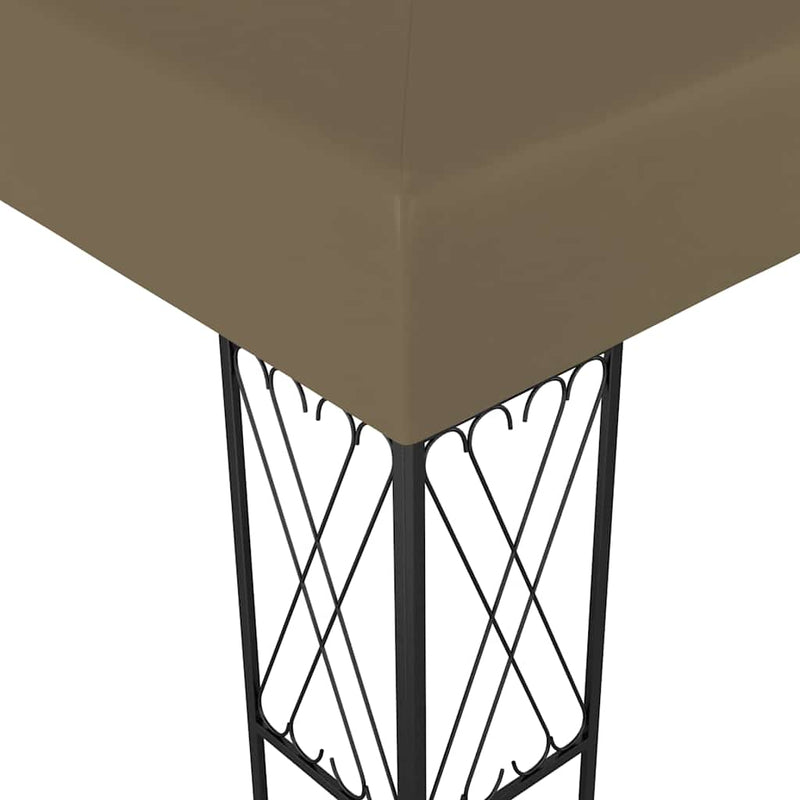 Pavilion, gri taupe, 3 x 4 m, material textil