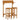 Set mobilier bar de balcon, 3 piese, lemn masiv de acacia
