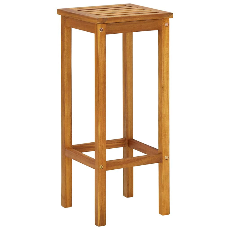 Set mobilier bar de balcon, 3 piese, lemn masiv de acacia