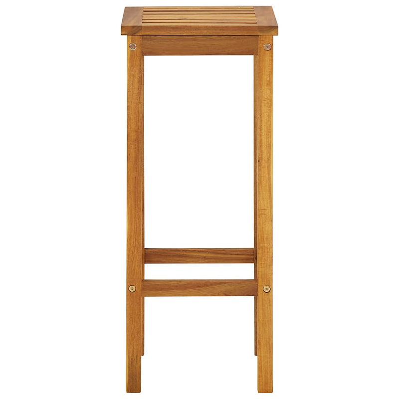 Set mobilier bar de balcon, 3 piese, lemn masiv de acacia