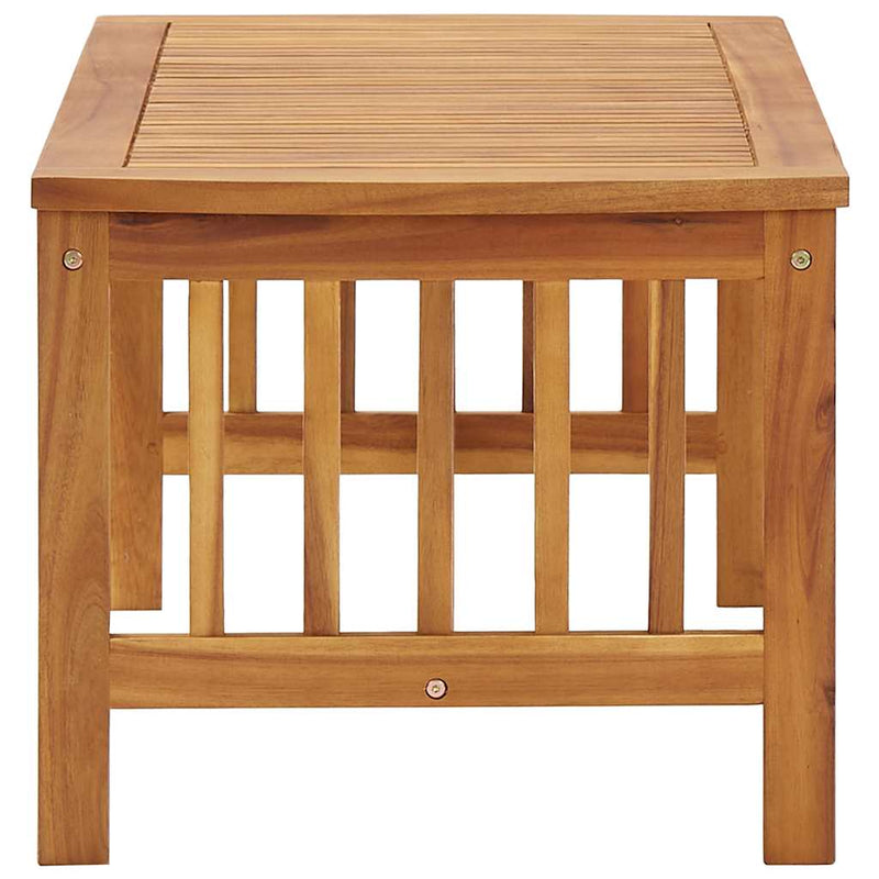Masă de cafea, 102 x 50 x 43 cm, lemn masiv de acacia