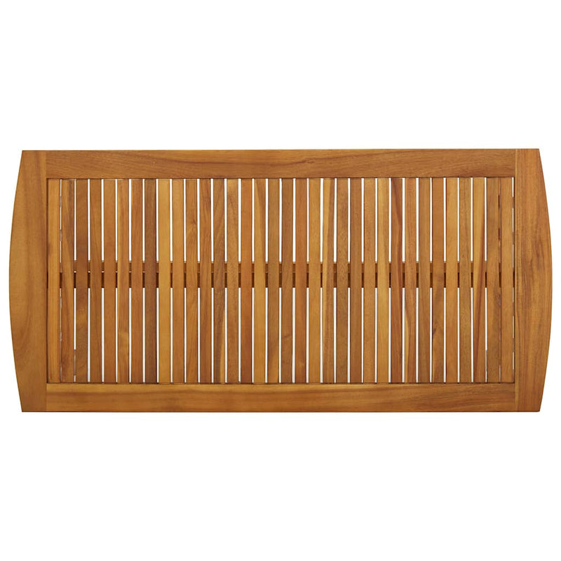 Masă de cafea, 102 x 50 x 43 cm, lemn masiv de acacia