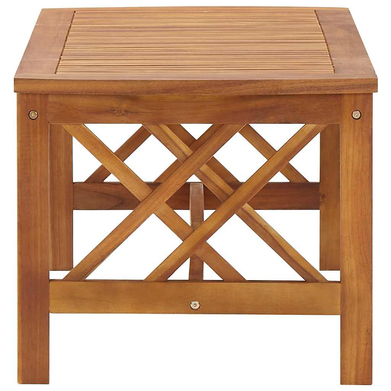 Masă de cafea, 102 x 50 x 43 cm, lemn masiv de acacia