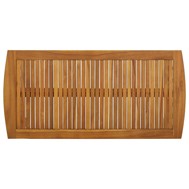 Masă de cafea, 102 x 50 x 43 cm, lemn masiv de acacia