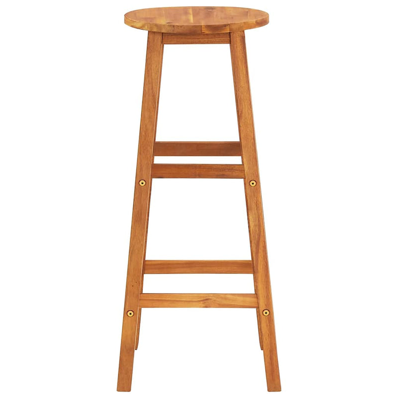 Taburete de bar, 4 buc., lemn masiv de acacia