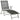 Set mobilier de grădină, 3 piese, argintiu, textilenă&aluminiu