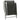 Set mobilier de grădină, 3 piese, argintiu, textilenă&aluminiu