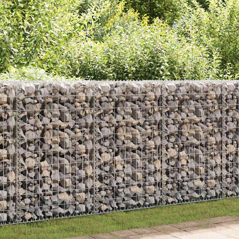 Perete gabion cu capace, 900 x 30 x 100 cm, oțel galvanizat