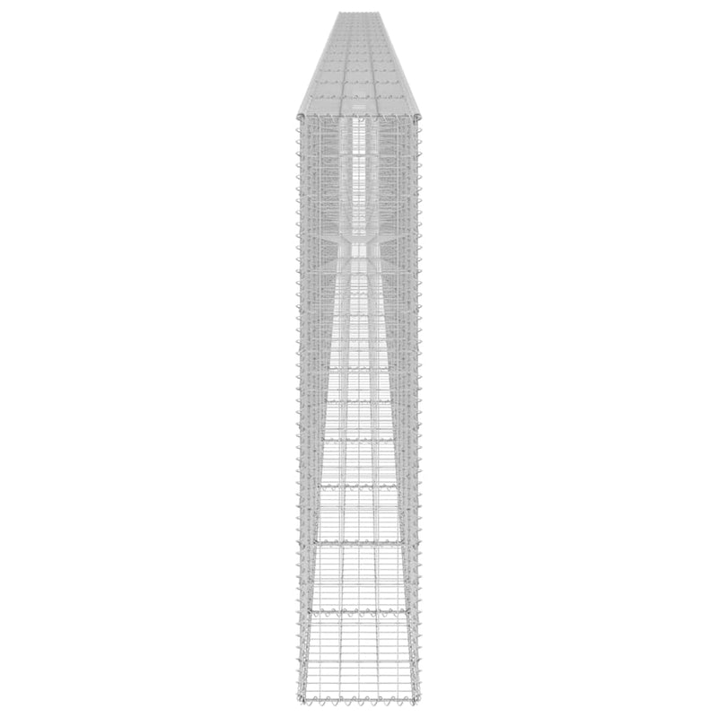 Perete gabion cu capace, 900 x 30 x 150 cm, oțel galvanizat