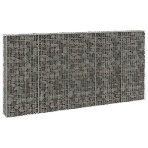 Perete gabion cu capace, 300 x 30 x 150 cm, oțel galvanizat