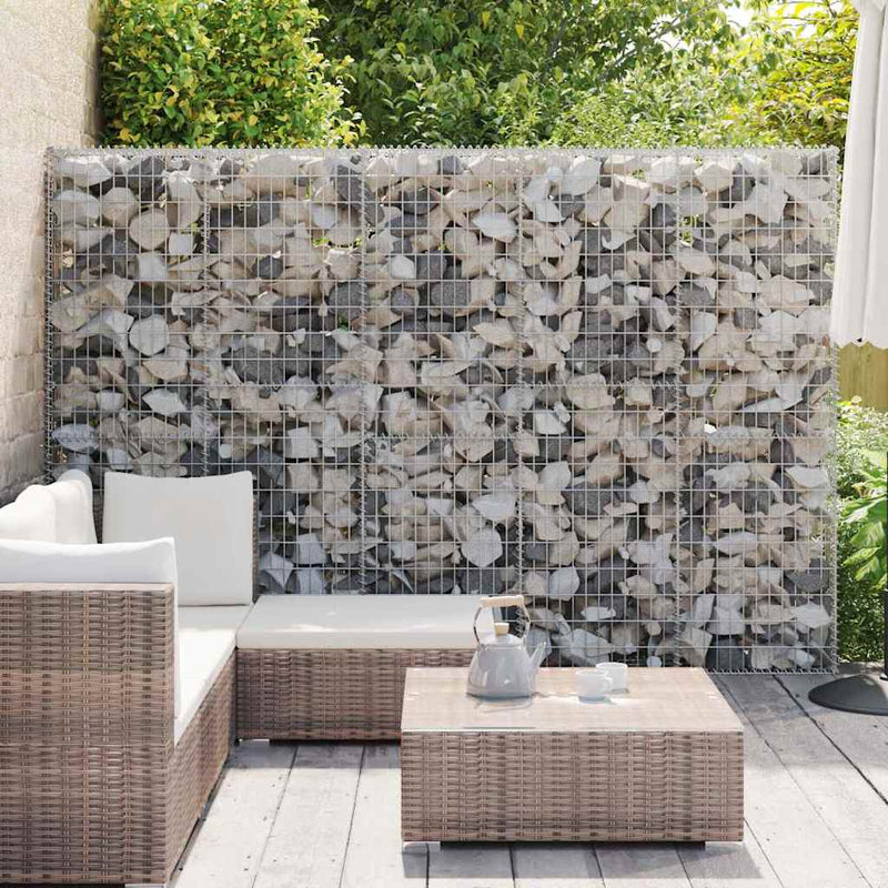 Perete gabion cu capace, 300 x 30 x 200 cm, oțel galvanizat
