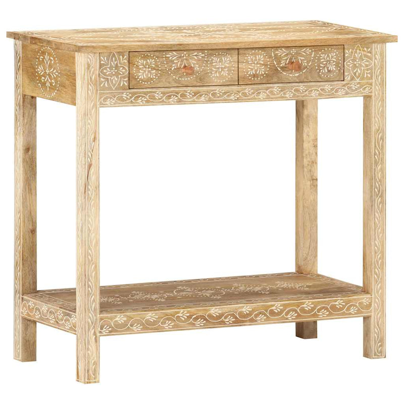 Masă consolă, 80 x 35 x 74 cm, lemn masiv de mango