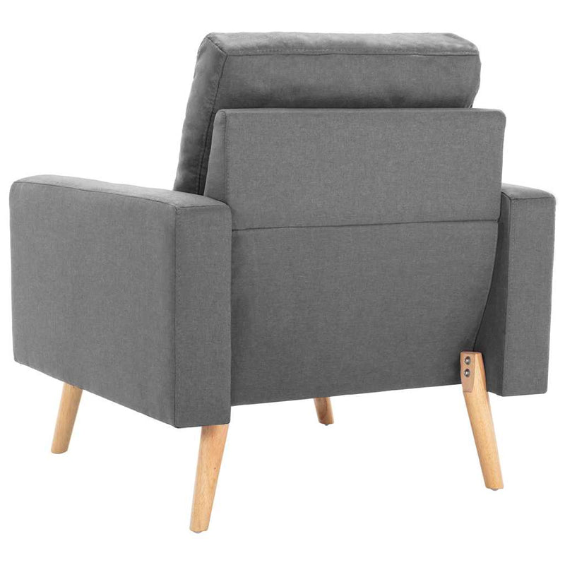 Set de canapele, 2 piese, gri deschis, material textil