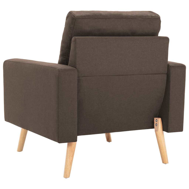 Set de canapele, 2 piese, maro, material textil