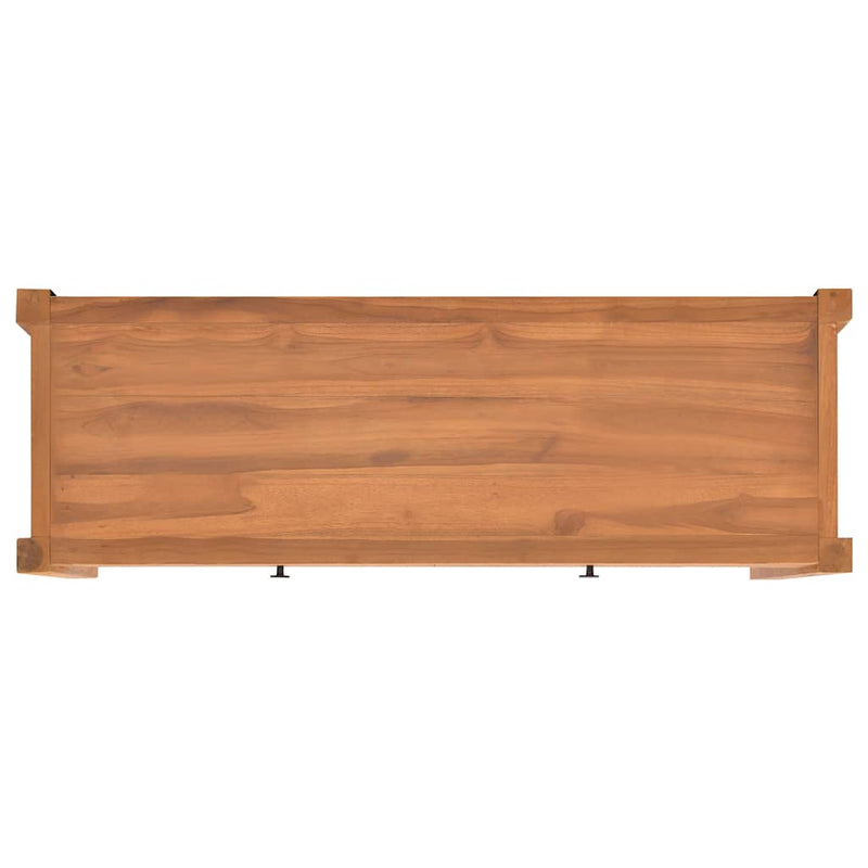 Comodă TV, 140x40x45 cm, lemn de tec